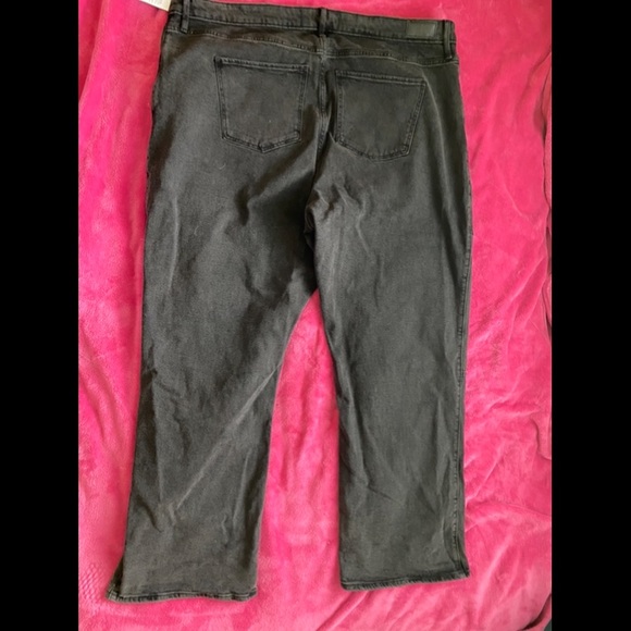 Ultra High-Rise Black Patchwork Dad Jeans, BLACK - Picture 2 of 4